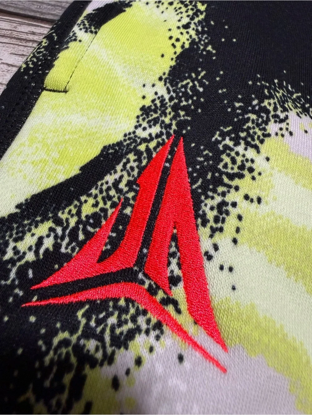 Nike Ja Morant Fleece Joggers Sweatpants Men’s S Black Neon (Inseam 29)
